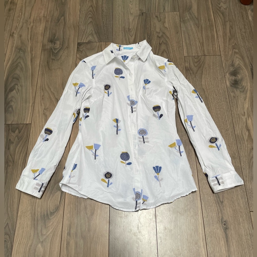 J McLaughlin Cotton Shirt EUC